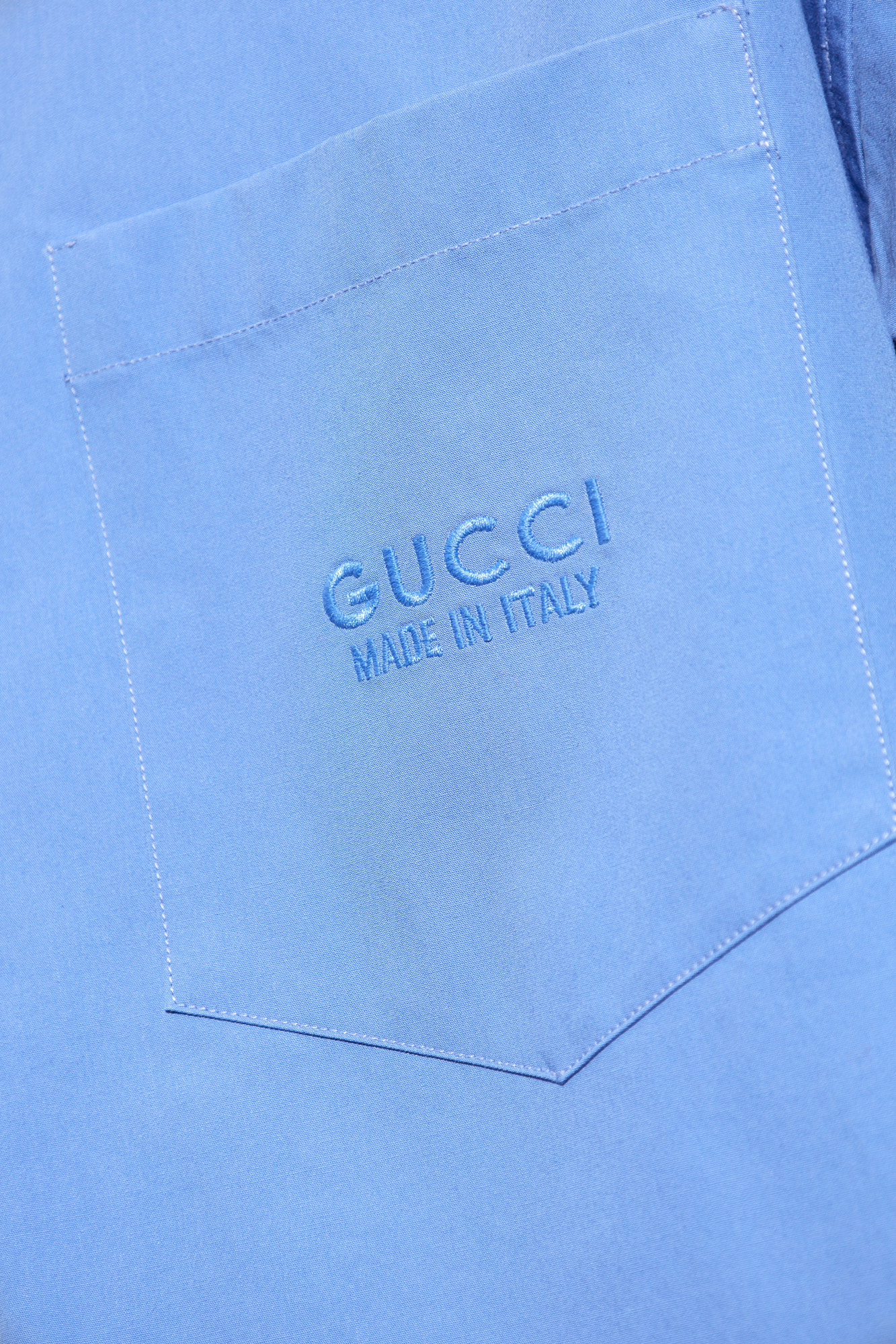 クルック Blue Shirt with logo Gucci - Vitkac AS